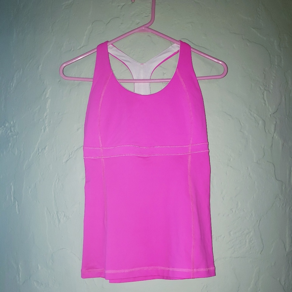 Pink Lululemon Tank Top